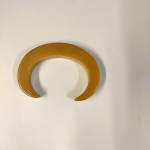 1940's rare Bakelite Half Cuff Bracelet